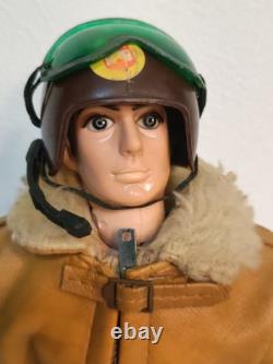 Vintage 1970's Takara Japanese New GI Joe Figure Pilot Flight Jacket & Helmet