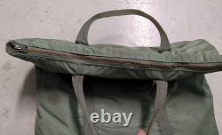 Vintage 50s Cold War US Military Air Force Pilot/Flight Protective Helmet Bag