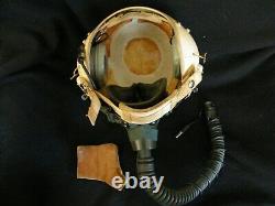 Vintage AIRFORCE JET PILOT HELMET Lt. Col. Rees Action Duty Flight W. H. Rees