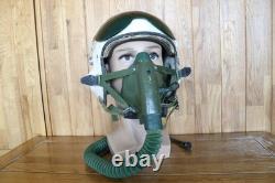 Vintage Air Force MiG-19 Pilot Helmet(1#/largest), Oxygen Mask Ym-6505
