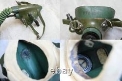 Vintage Air Force MiG-19 Pilot Helmet(1#/largest), Oxygen Mask Ym-6505