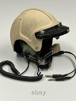 Vintage David Clark Company Inc Flight Deck Pilot Aviation Helmet And Headset