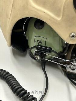 Vintage David Clark Company Inc Flight Deck Pilot Aviation Helmet And Headset