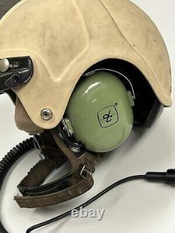 Vintage David Clark Company Inc Flight Deck Pilot Aviation Helmet And Headset