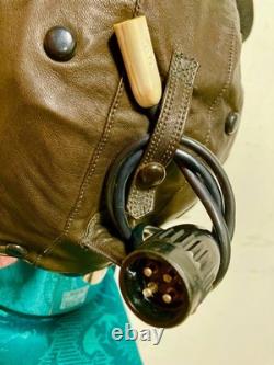 Vintage EARLY Soviet Pilot Helmet ShL-61 (1954) USSR Air Force Cold War MiG Gear