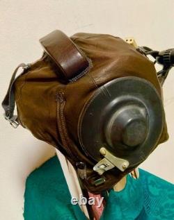 Vintage EARLY Soviet Pilot Helmet ShL-61 (1954) USSR Air Force Cold War MiG Gear
