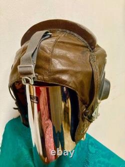 Vintage EARLY Soviet Pilot Helmet ShL-61 (1954) USSR Air Force Cold War MiG Gear