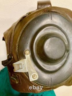 Vintage EARLY Soviet Pilot Helmet ShL-61 (1954) USSR Air Force Cold War MiG Gear