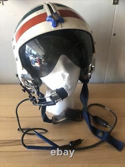 Vintage Gentex APH-6 Flight Helmet USN Pilot 1960s Vietnam Era Sz M