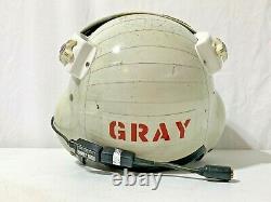 Vintage Gentex SPH-3 US Navy Helicopter Pilot Flight Helmet, Bag