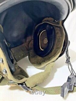 Vintage Gentex SPH-3 US Navy Helicopter Pilot Flight Helmet, Bag