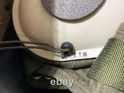 Vintage Gentex SPH-3 US Navy Helicopter Pilot Flight Helmet, Bag