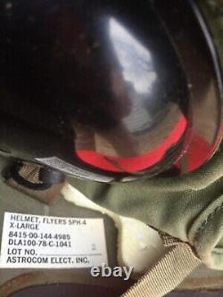 Vintage Gentex military flight Helmet