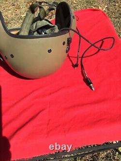 Vintage Gentex military flight Helmet