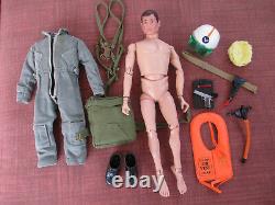 Vintage Gi Joe Action Pilot w Flight Suit and Crash Helmet