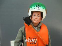 Vintage Gi Joe Action Pilot w Flight Suit and Crash Helmet Scramble