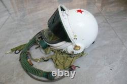 Vintage Helmet, High altitude MiG-21 Fighter Pilot Flight Helmet