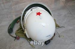 Vintage Helmet, High altitude MiG-21 Fighter Pilot Flight Helmet