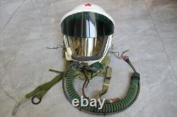 Vintage Helmet, High altitude MiG-21 Fighter Pilot Flight Helmet