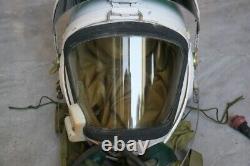 Vintage Helmet, High altitude MiG-21 Fighter Pilot Flight Helmet