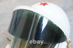 Vintage Helmet, High altitude MiG-21 Fighter Pilot Flight Helmet