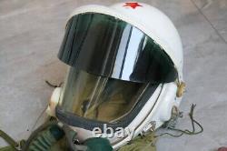 Vintage Helmet, High altitude MiG-21 Fighter Pilot Flight Helmet