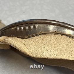 Vintage Leather Aviator Flight Cap Pilot Helmet Goggles Gordon Aerotogs Military