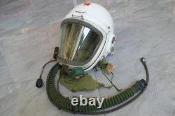Vintage MiG Fighter Pilot Flight Helmet, Dilapidated Helmet