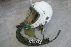 Vintage MiG Fighter Pilot Flight Helmet, Dilapidated Helmet
