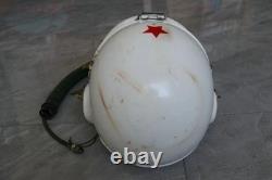 Vintage MiG Fighter Pilot Flight Helmet, Dilapidated Helmet