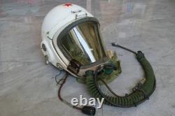 Vintage MiG Fighter Pilot Flight Helmet, Dilapidated Helmet