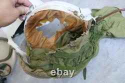Vintage MiG Fighter Pilot Flight Helmet, Dilapidated Helmet