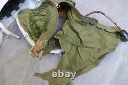 Vintage MiG Fighter Pilot Flight Helmet, Dilapidated Helmet