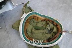 Vintage MiG Fighter Pilot Flight Helmet, Dilapidated Helmet