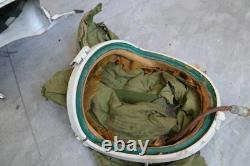 Vintage MiG Fighter Pilot Flight Helmet, Dilapidated Helmet