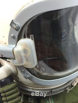 Vintage Russian Air Force High Altitude Pilots Flight Helmet