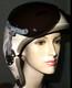 Vintage Soviet Air Force Flight Helmet ZSh-3M Cold War Era Pilot Helmet USSR