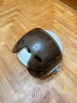 Vintage Soviet Air Force Flight Helmet ZSh-3M Cold War Era Pilot Helmet USSR