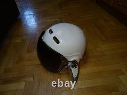 Vintage Soviet Air Force Flight Helmet ZSh-3M Cold War Era Pilot Helmet USSR
