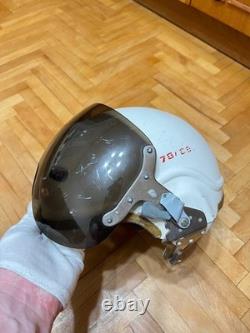 Vintage Soviet Air Force Flight Helmet ZSh-3M Cold War Era Pilot Helmet USSR
