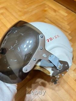 Vintage Soviet Air Force Flight Helmet ZSh-3M Cold War Era Pilot Helmet USSR