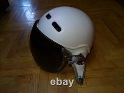 Vintage Soviet Air Force Flight Helmet ZSh-3M Cold War Era Pilot Helmet USSR