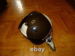 Vintage Soviet Air Force Flight Helmet ZSh-3M Cold War Era Pilot Helmet USSR