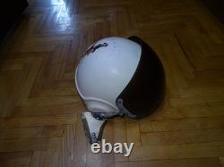 Vintage Soviet Air Force Flight Helmet ZSh-3M Cold War Era Pilot Helmet USSR