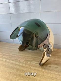 Vintage Soviet Air Force Flight Helmet ZSh-3M Cold War Era Pilot Helmet USSR Vintage Soviet Air Force Flight Helmet ZSh-3M Cold War Era Pilot Helmet USSR