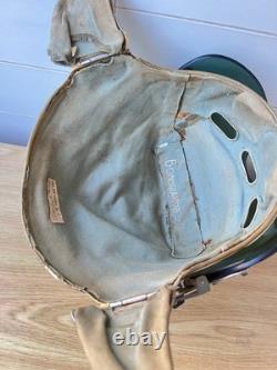 Vintage Soviet Air Force Flight Helmet ZSh-3M Cold War Era Pilot Helmet USSR Vintage Soviet Air Force Flight Helmet ZSh-3M Cold War Era Pilot Helmet USSR