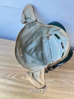 Vintage Soviet Air Force Flight Helmet ZSh-3M Cold War Era Pilot Helmet USSR Vintage Soviet Air Force Flight Helmet ZSh-3M Cold War Era Pilot Helmet USSR