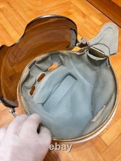 Vintage Soviet Air Force Flight Helmet ZSh-3M Cold War Era Pilot Helmet USSR