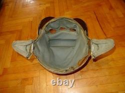 Vintage Soviet Air Force Flight Helmet ZSh-3M Cold War Era Pilot Helmet USSR