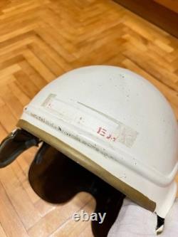 Vintage Soviet Air Force Flight Helmet ZSh-3M Cold War Era Pilot Helmet USSR